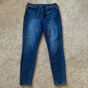 True Religion high rise skinny jeans